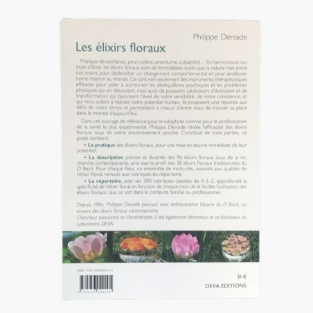 Les élixirs floraux Philippe Deroide verso