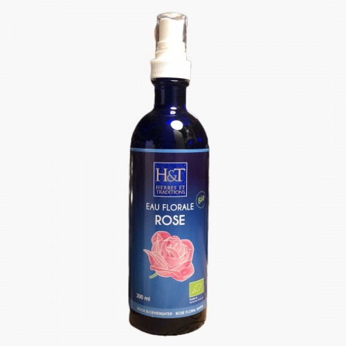 Eau florale de rose Bio H&T 200mL
