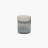 Pot en verre transparent avec son couvercle 30ml