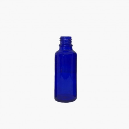 Flacon verre bleu - 30ml - DIN 18