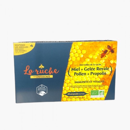 Merveilles de La Ruche (miel, gelée royale, pollen, propolis) Dietaroma