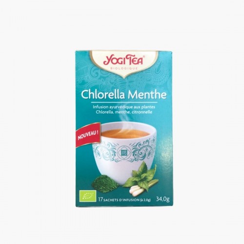 Infusion Chlorella menthe Yogi Tea