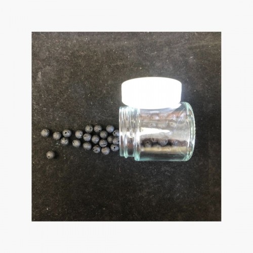 Perles de Pierre de lave 4, 6 et 8 mm