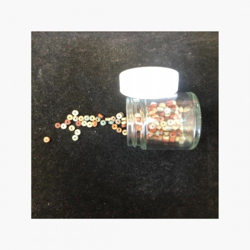 Perles Serpentine - Rondelle 2 x 4 mm