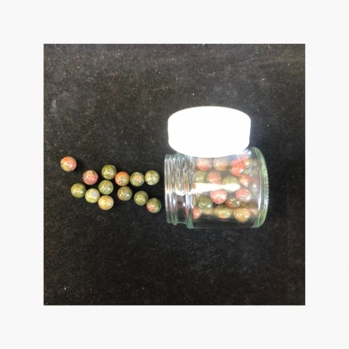 Perles d'Unakite de 8 mm