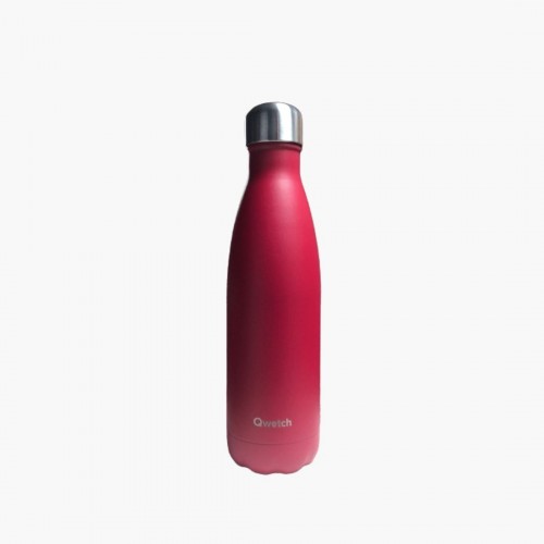 Matt framboise 500ml Qwetch Bouteille isotherme