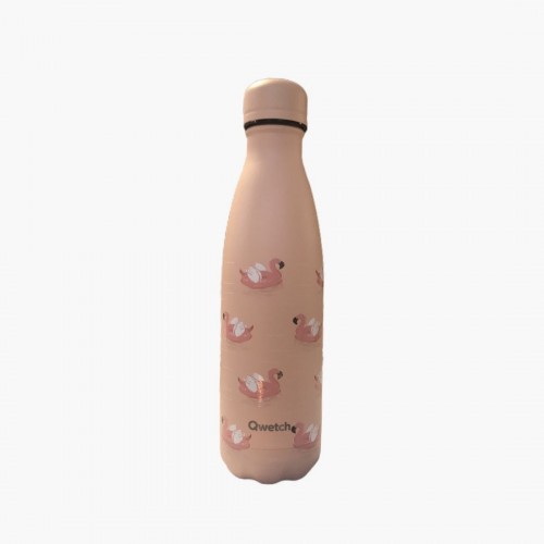 Bouteille isotherme 500mL Flamingo Qwetch