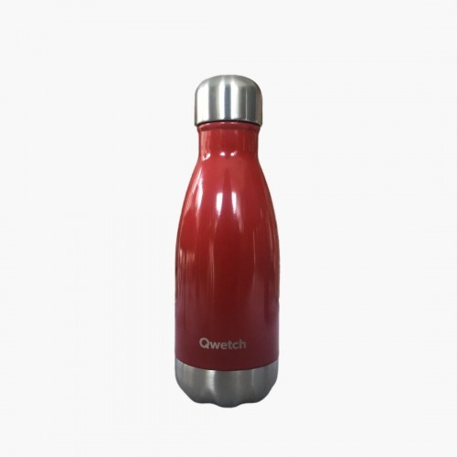 Bouteille isotherme originals rouge 260mL Qwetch