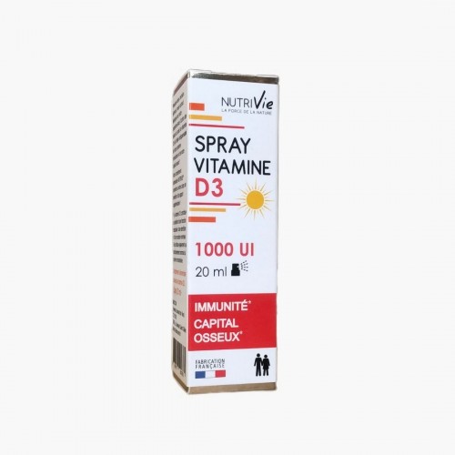 Spray vitamine D3 1000 UI NutriVie