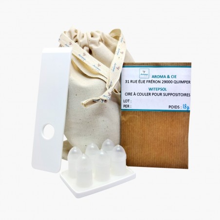 Kit fabrication 6 suppositoires enfants 2 g au witepsol DIY