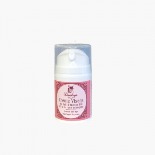 Crème visage Rose Musquée - Lait d'ânesse Donkeys & Co