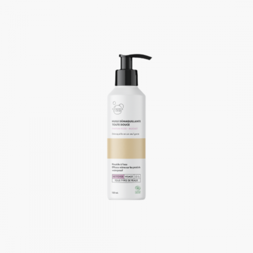 Huile démaquillante toute douce parfum rose / muguet Clémence & Vivien